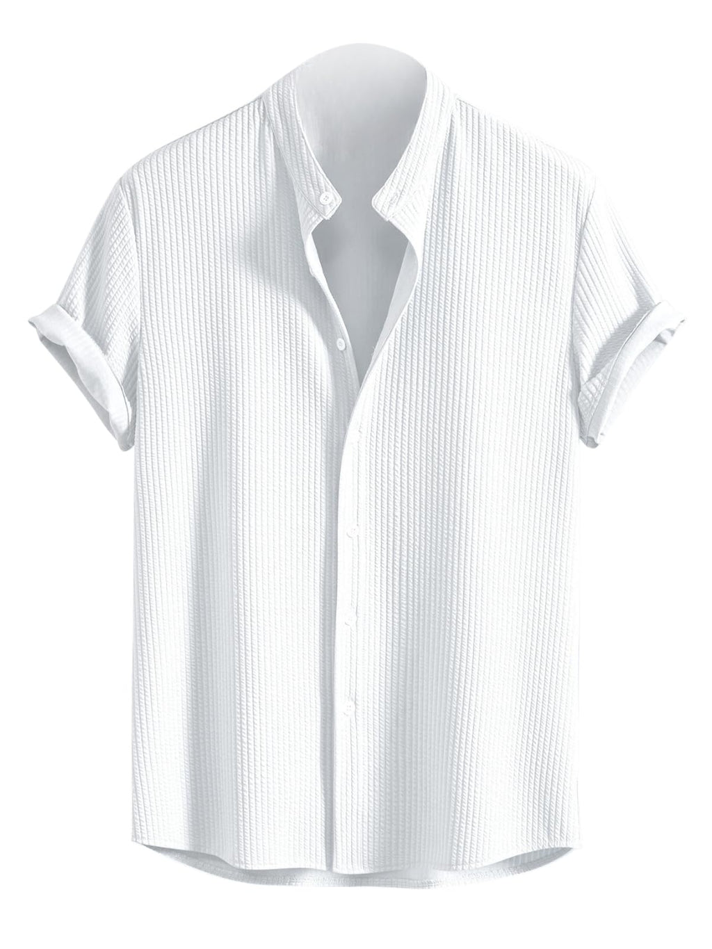 GRECIILOOKS Men's Polycotton Regular Fit Casual Shirt | Stylish | Printed | Solid | Short Sleeve | Trendy (Available in Plus Size)