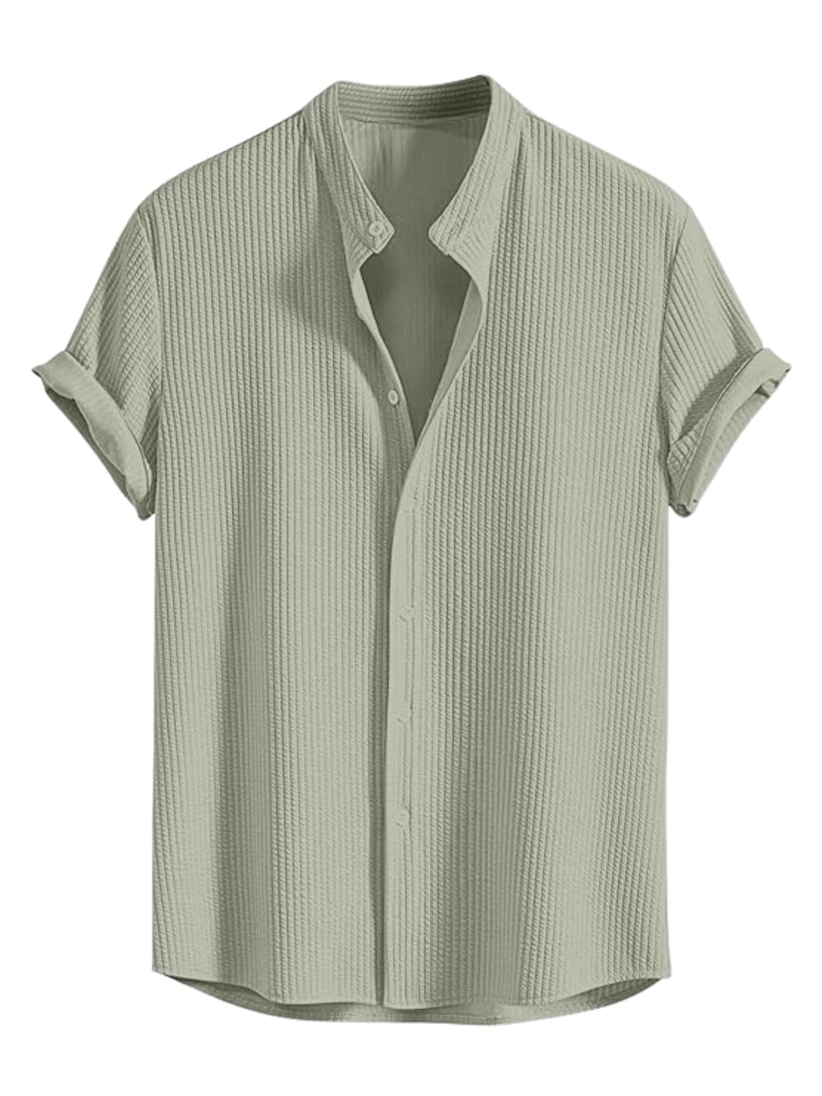 GRECIILOOKS Men's Polycotton Regular Fit Casual Shirt | Stylish | Printed | Solid | Short Sleeve | Trendy (Available in Plus Size)