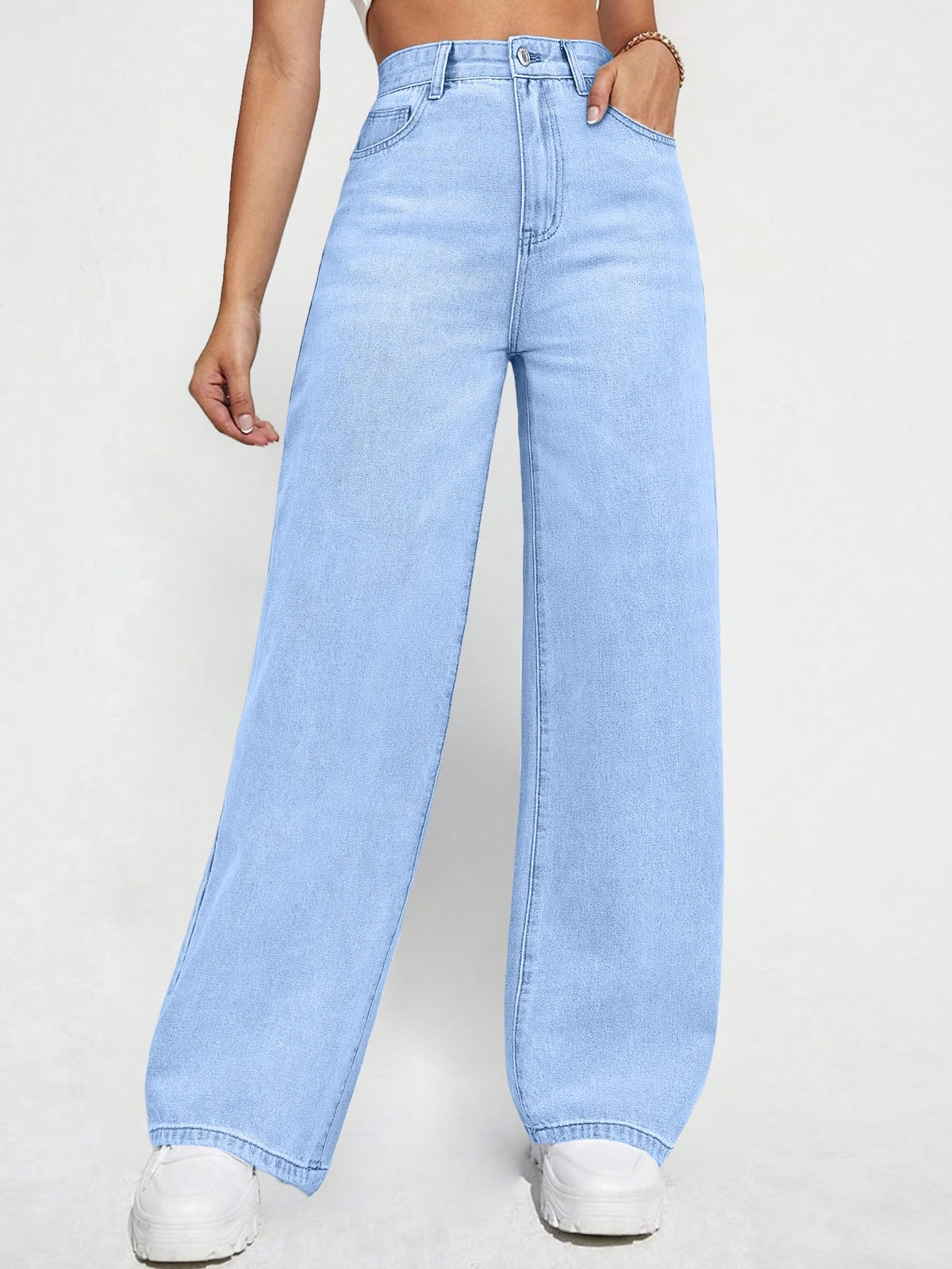 London Hills Women's Relaxed Fit High Rise Jeans || Woman Jean's || Women Baggy Jeans || Jean's for Womens || Loose Jean for Women's || Oversized Woman baggys