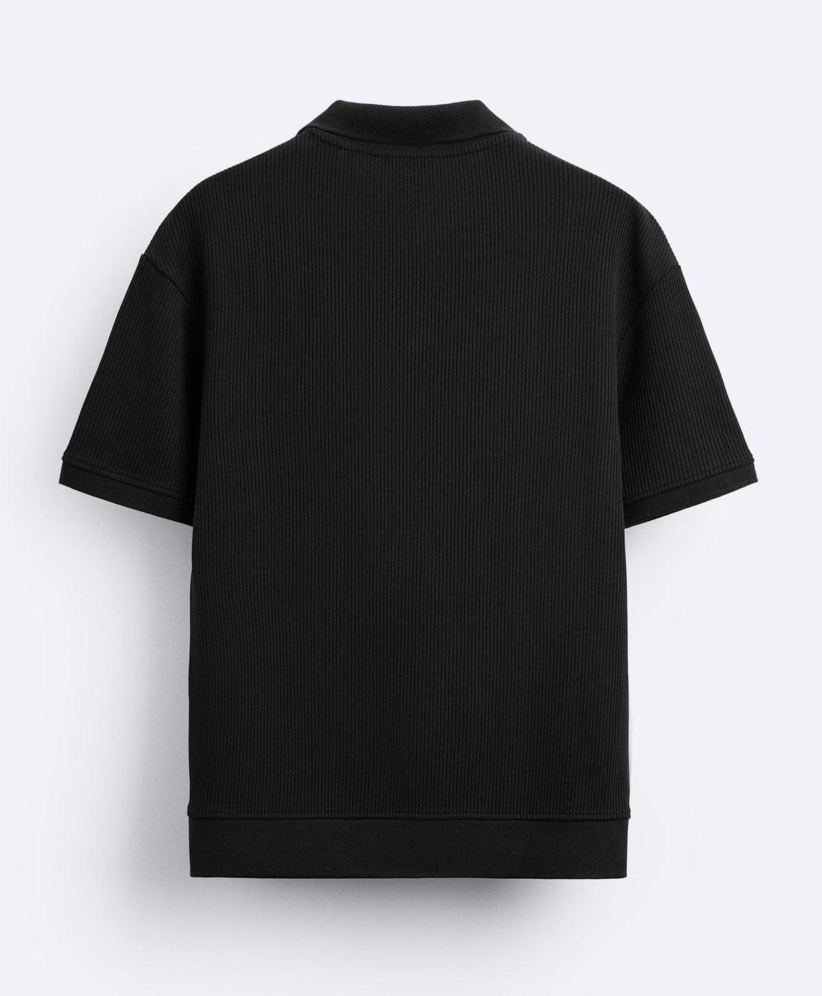 Alan Jones Clothing Men's Textured Polo T-Shirt | Classic Short Sleeve Polo for Casual Wear