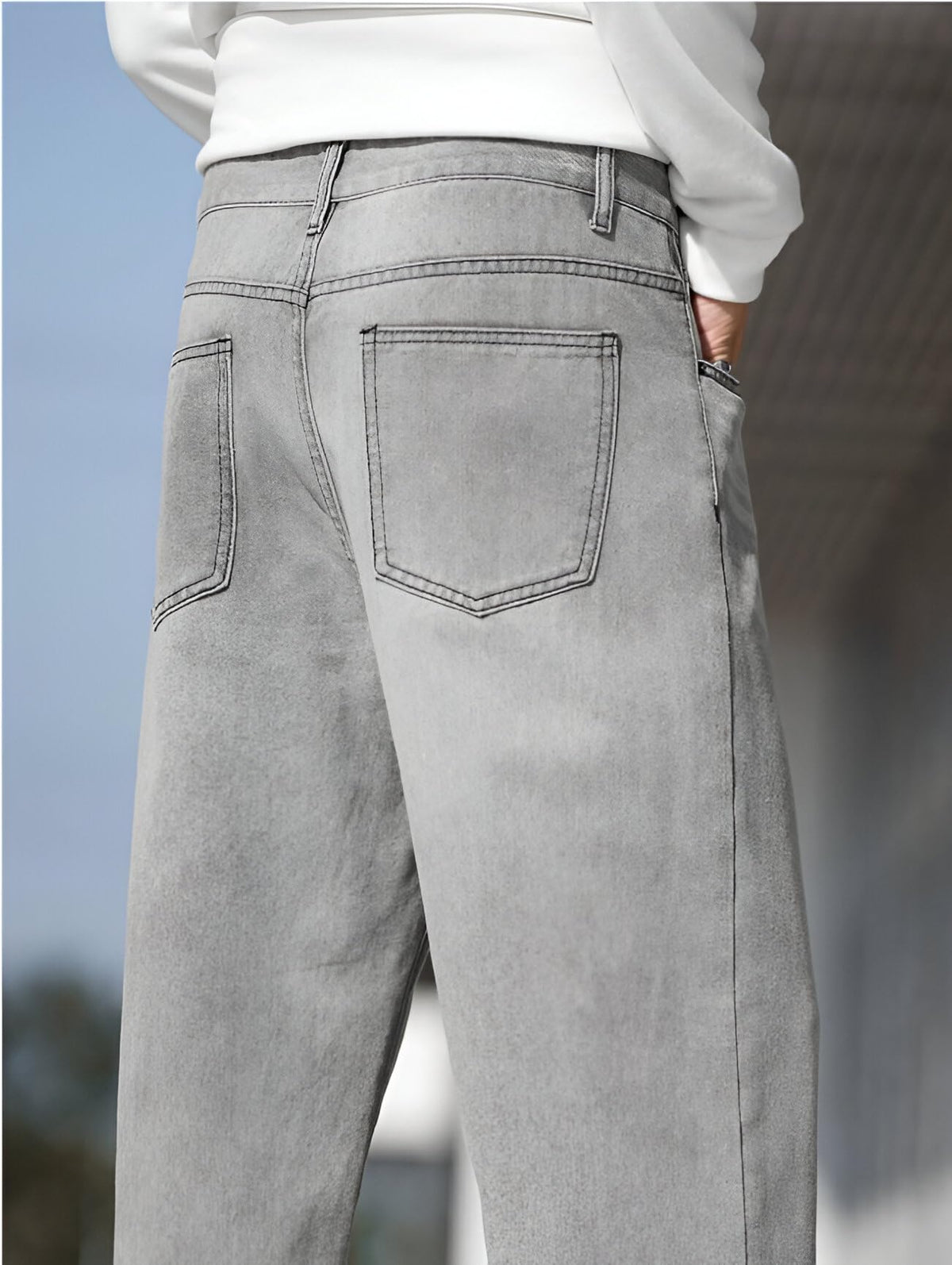 Ben Martin Men Jeans || Baggy Fit Jean's for Man || Loose Fit High Rise Denim || Stretchable Casual Wear Jean,s || Dance Rap Rapping Style Pant for Men || Denim Cotton Jeans (1)