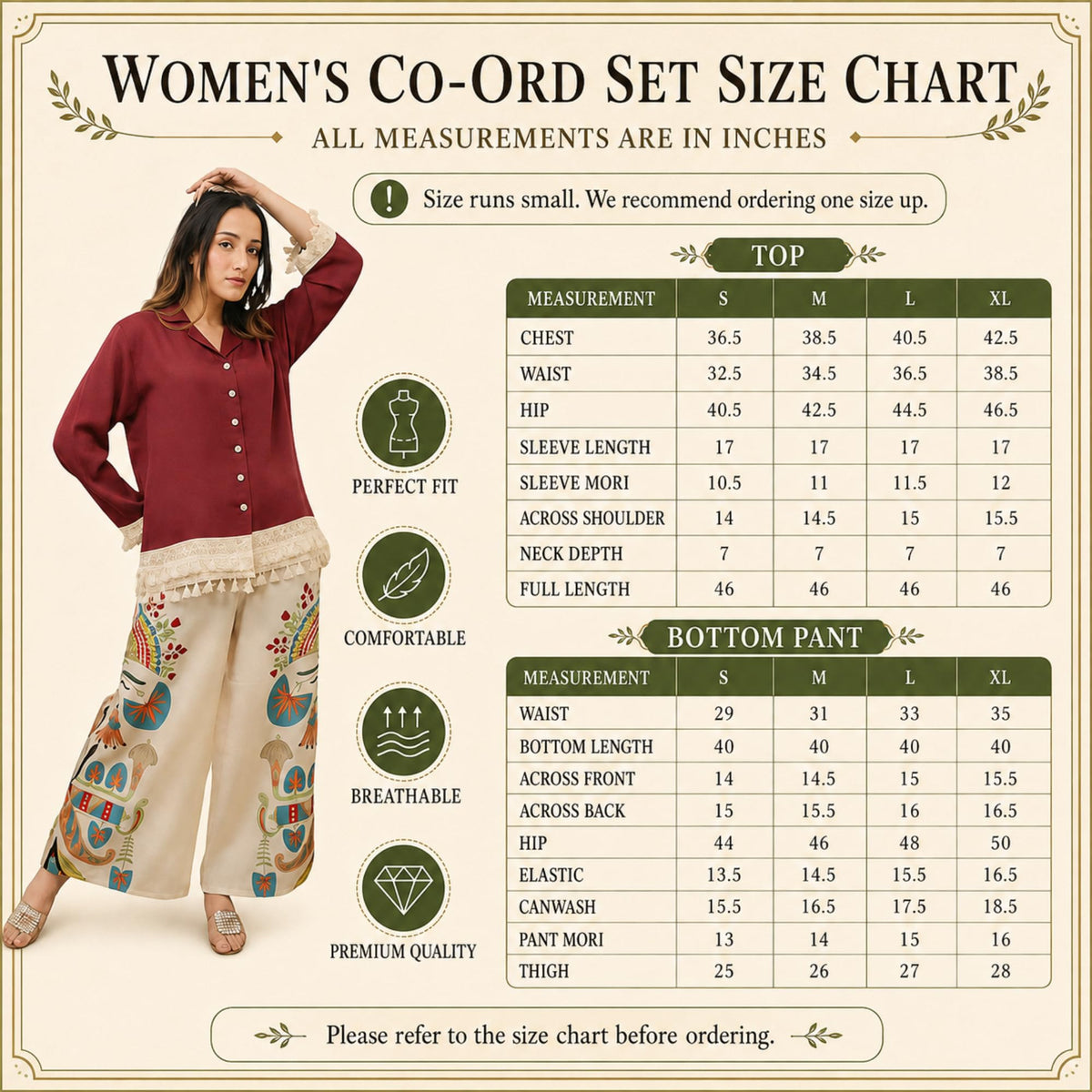 Co Ord Set for Women Stylish Card Set Dress for Women Trendy Top with Plazo Pant Ladies Coord Outfit Modern Wear for Travel Office Casual Look Premium Two Piece Clothing Style