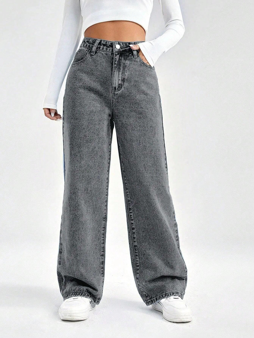 GRECIILOOKS Women Jeans for Women | Jeans Pant for Women | Baggy Jeans for Women | Women Jeans | Baggy Jeans for Women High Waist | Bell Bottom Jeans for Women