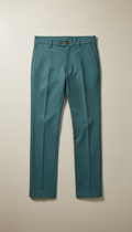 Atlas teal tailored travel trousers